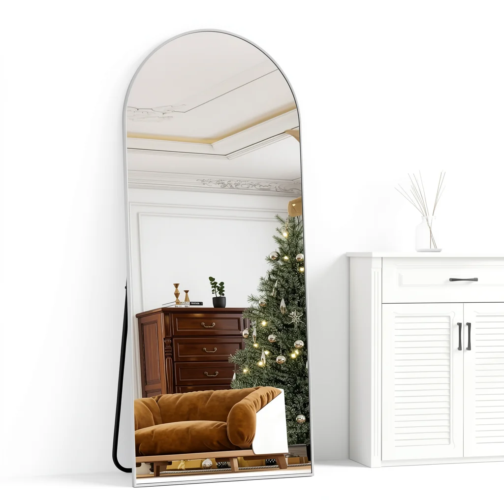 The Arched Floor Mirror — Shatter-Proof Aluminum Frame