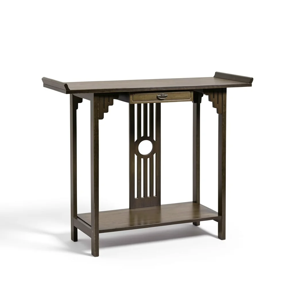 The Drop-Zone Console — Rustic Entryway Table