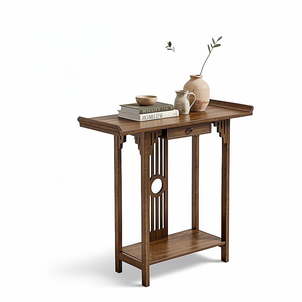 The Drop-Zone Console — Rustic Entryway Table