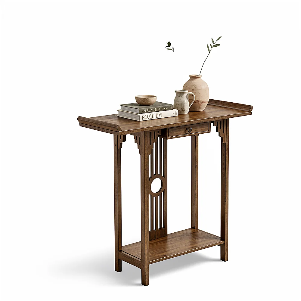 The Drop-Zone Console — Rustic Entryway Table lifestyle