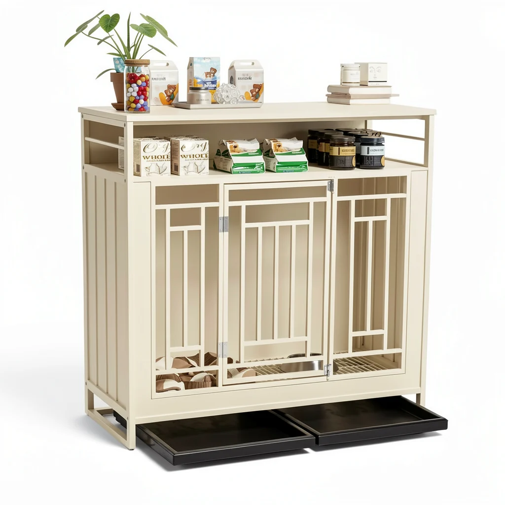The Wooden Crate Furniture — Divider and Drawer Storage