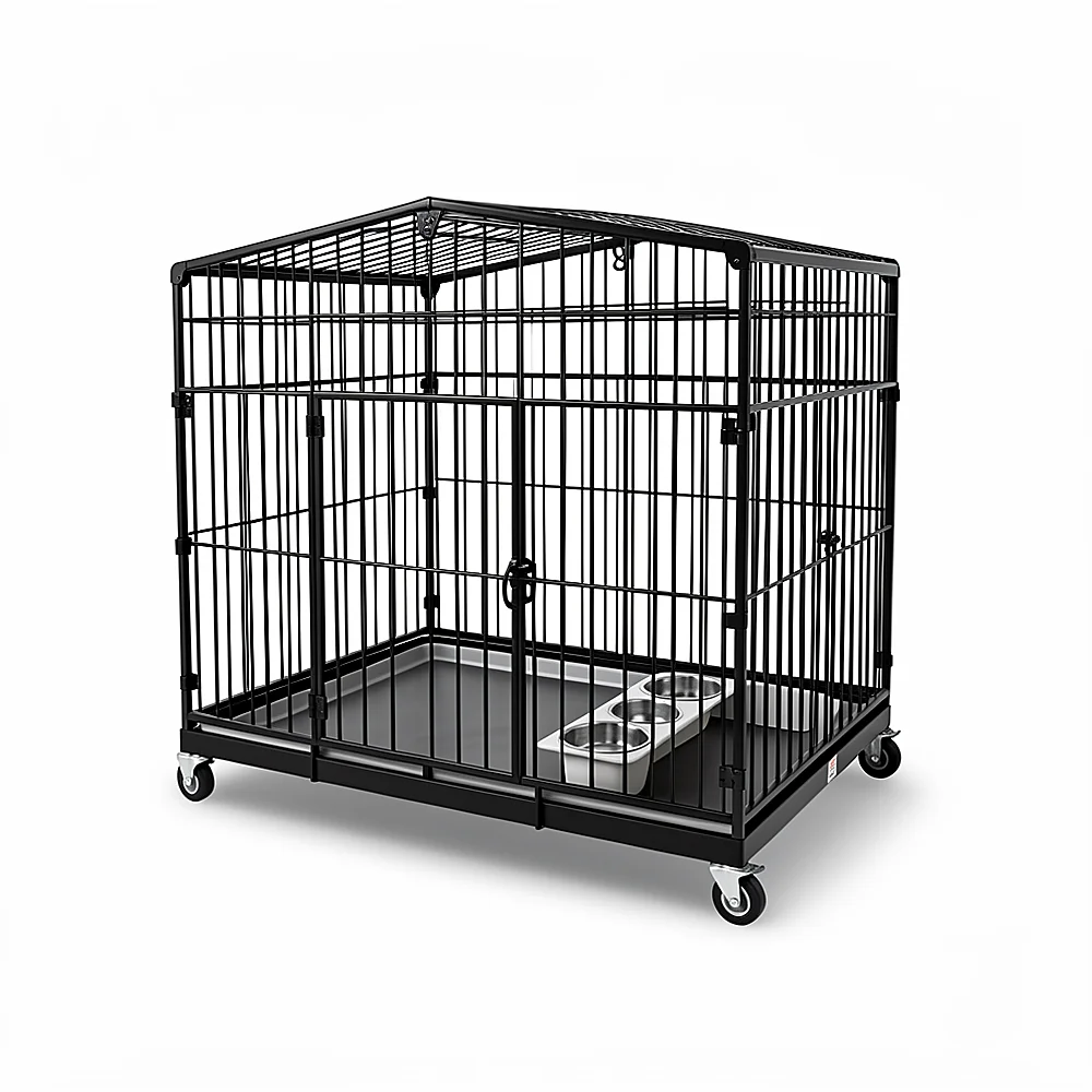 The Heavy-Duty Folding Crate — Metal Cage with Wheels lifestyle
