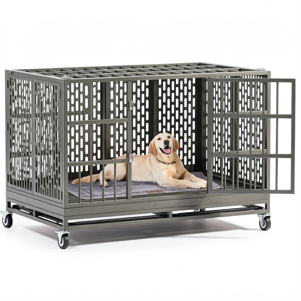 The Heavy-Duty Folding Crate — Metal Cage with Wheels