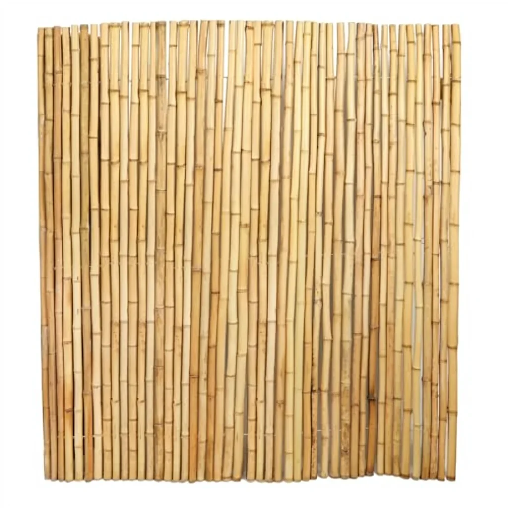 Natural Bamboo Privacy Fence Roll, 4 x 6 Ft
