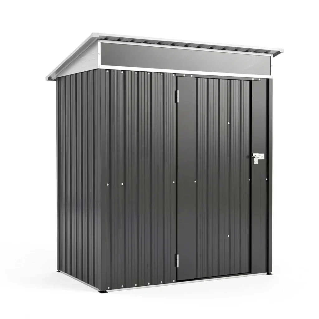 5×3×6 ft Metal Storage Shed with Window