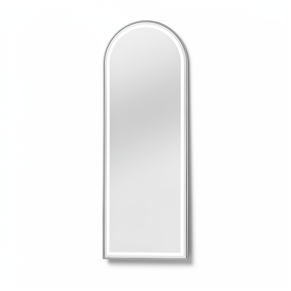 The LED Arched Mirror — Full-Length Lighted with Stand