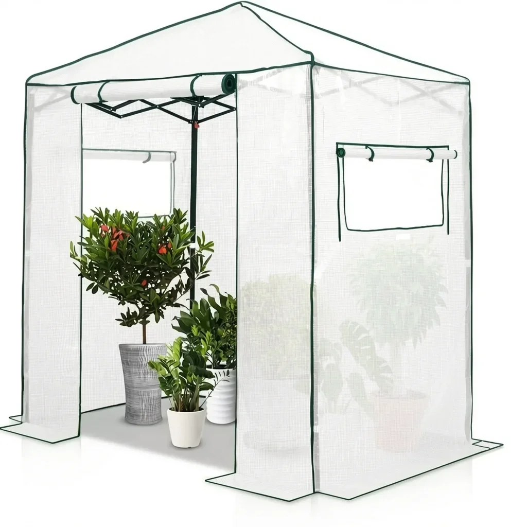 6×4 Ft Pop-Up Portable Walk-In Greenhouse