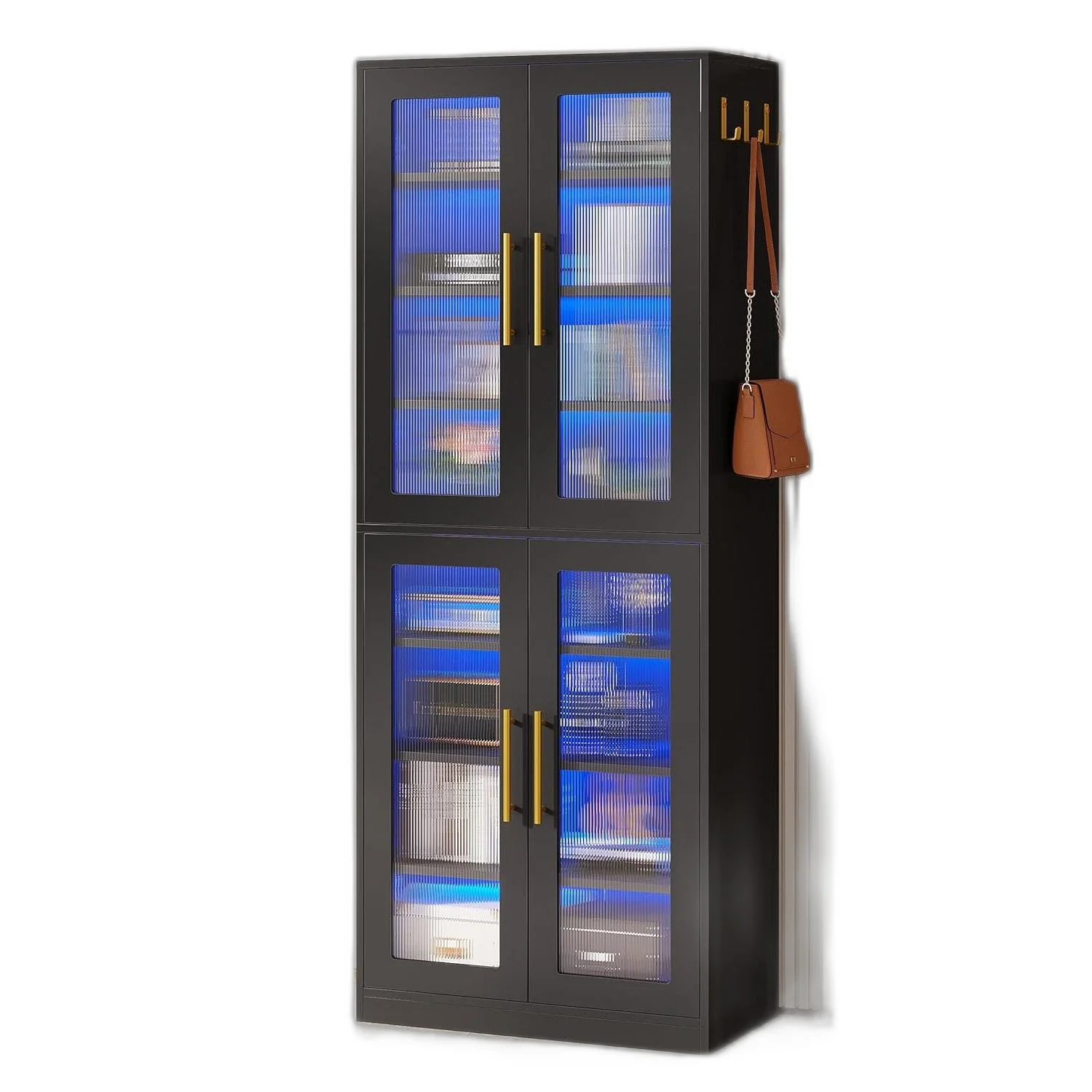 The LED Bookshelf with Doors — Multi-Tier Storage lifestyle