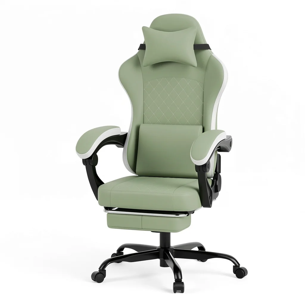 The Linkage-Armrest Gaming Chair — Footrest, Reclines lifestyle