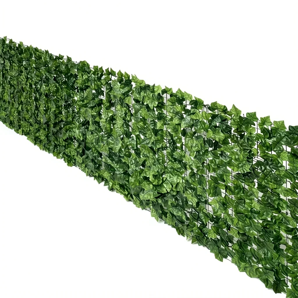 Artificial Ivy Privacy Fence Panel, 0.5 x 3 m