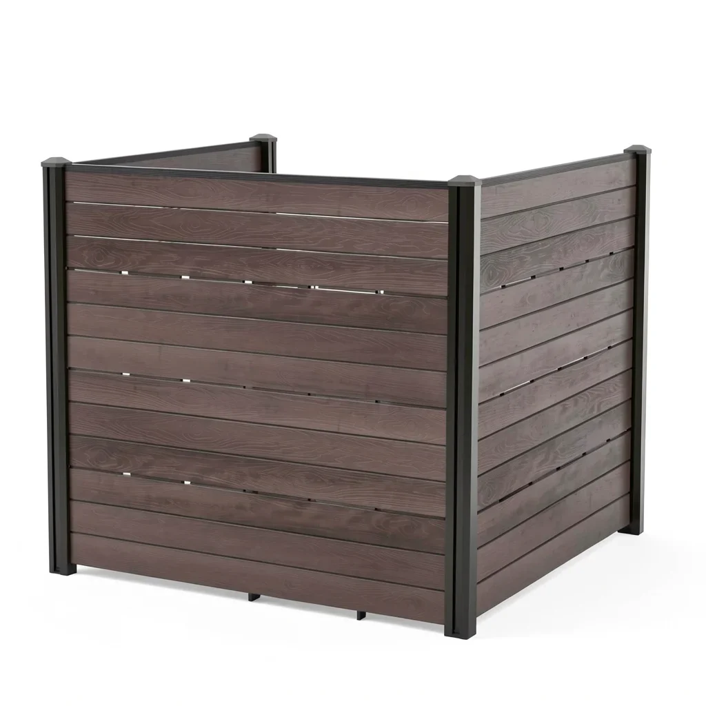 HDPE Outdoor Privacy Screen Panels, 48 x 45-Inch (Set of 2)