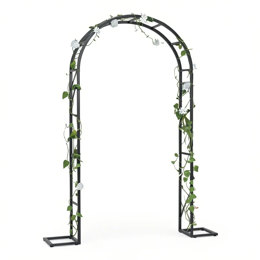 Iron Garden Arch Trellis for Climbing Plants & Events