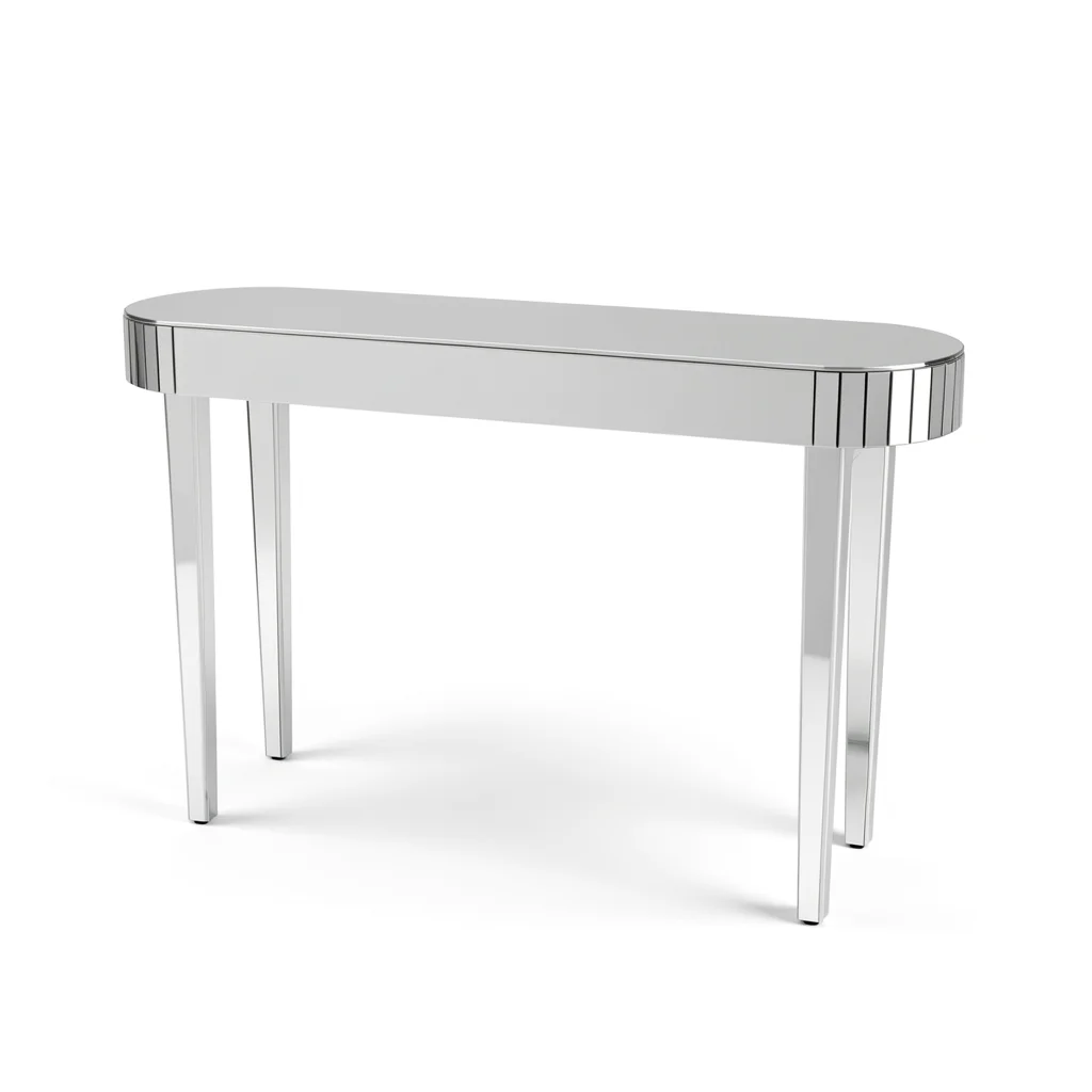 Mirrored Console Table - Makeup Vanity and Writing Desk