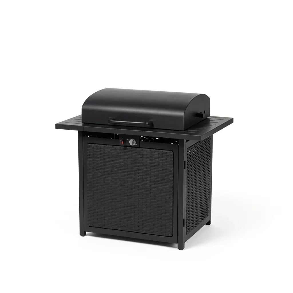 43-Inch Propane Fire Pit Table with 50,000 BTU
