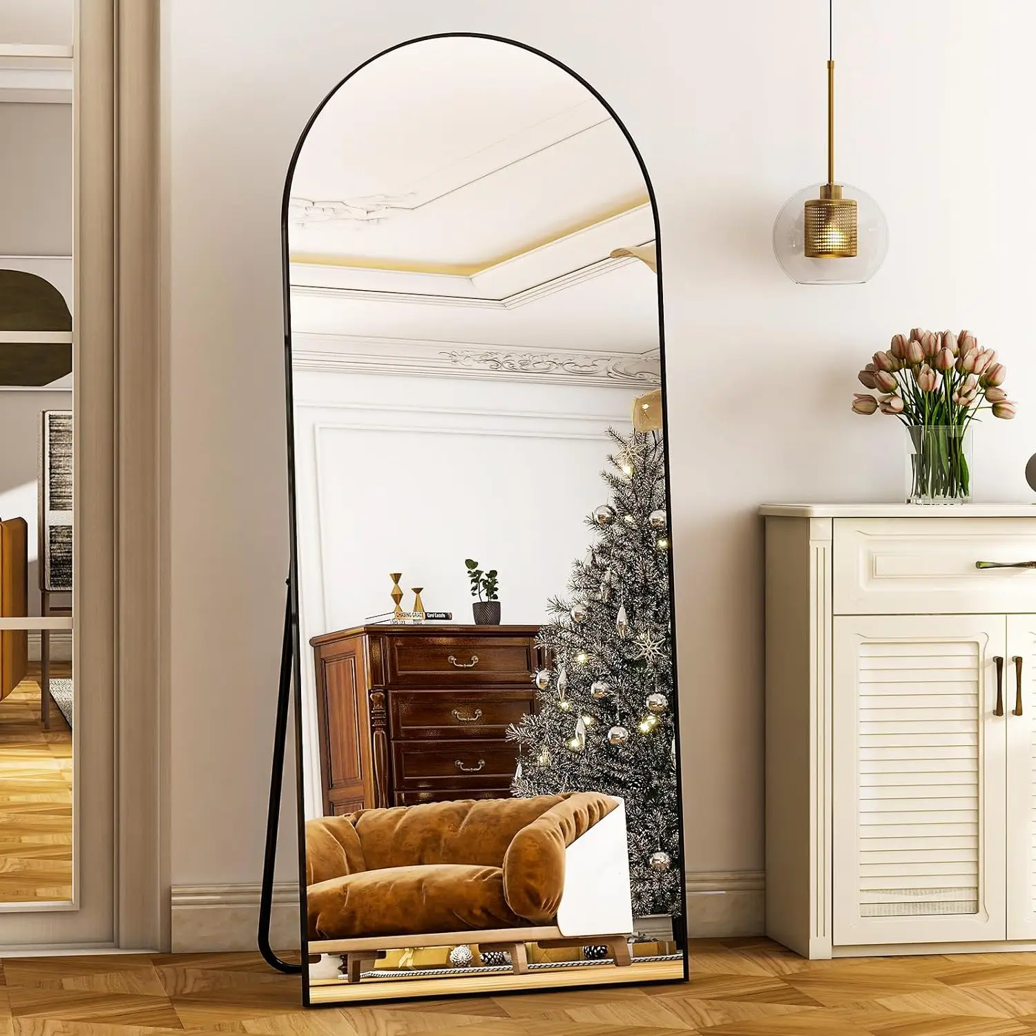 The Arched Floor Mirror — Shatter-Proof Aluminum Frame